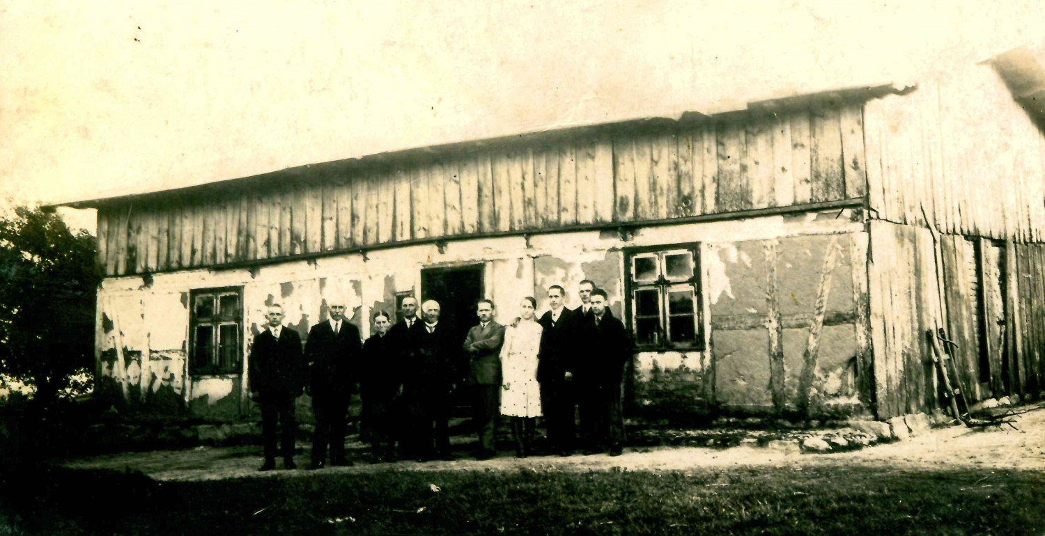 Dom rodziny Dułaków. fot.z archwium Kazimierza Dułaka